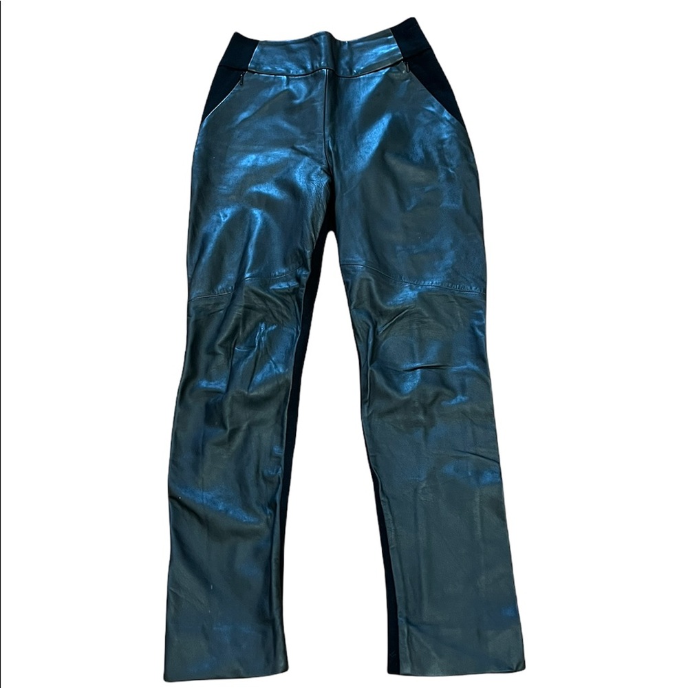 WILLOW**Black Leather High Waist Pants**US 2 $950